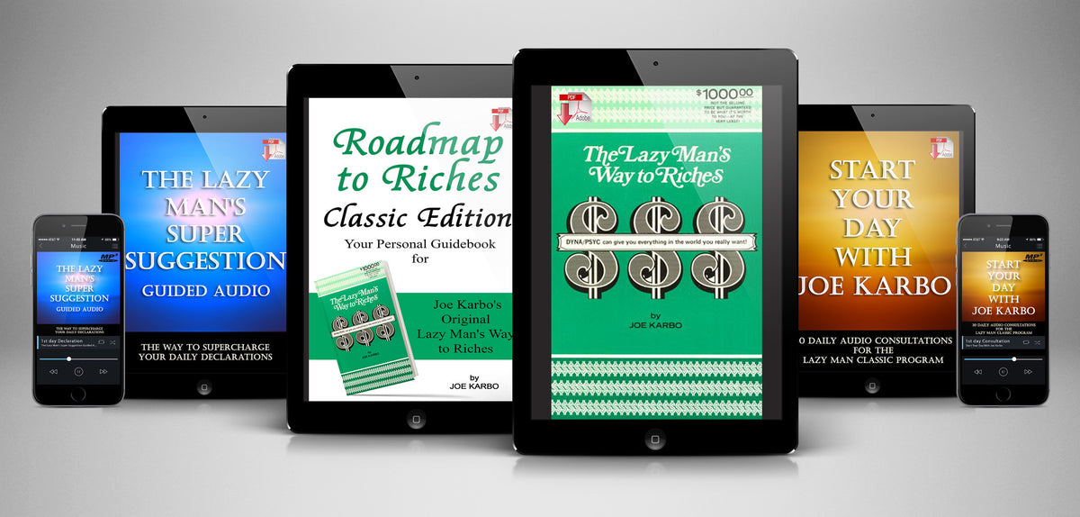 Classic Karbo Lazy Man Success Program Digital Bundle